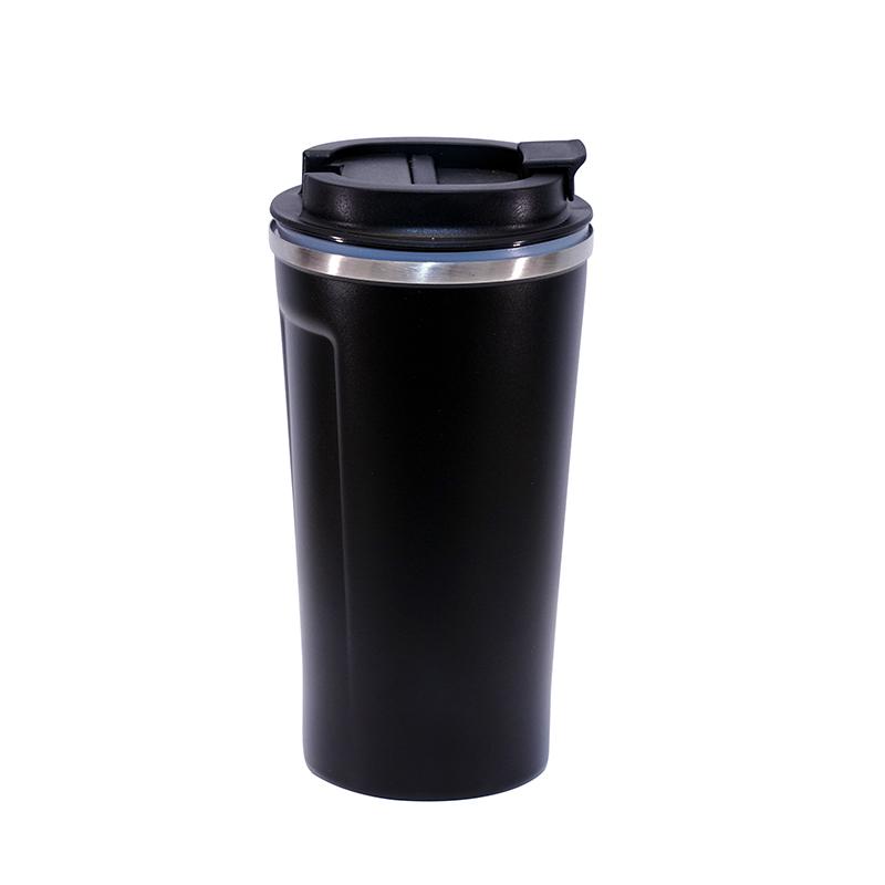 Customized matte stainless steel tumbler black